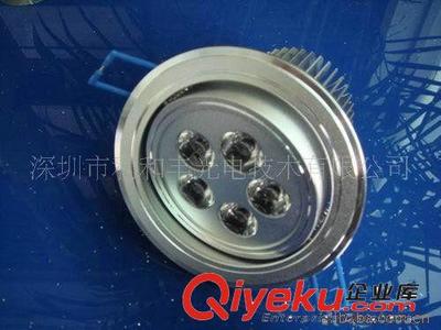 高效節(jié)能光源 深圳市利和豐光電技術(shù)大量供應(yīng)LED 5*1W鎂合金大功率天花燈